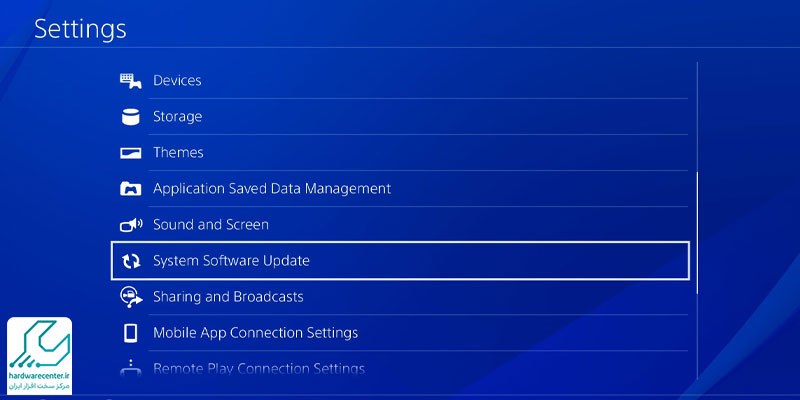 آپدیت PS4 به صورت مستقیم